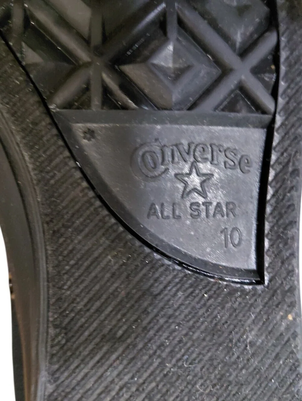 Men's Black Converse High Top Sneakers Size 10 Chuck Taylor All-Stars
